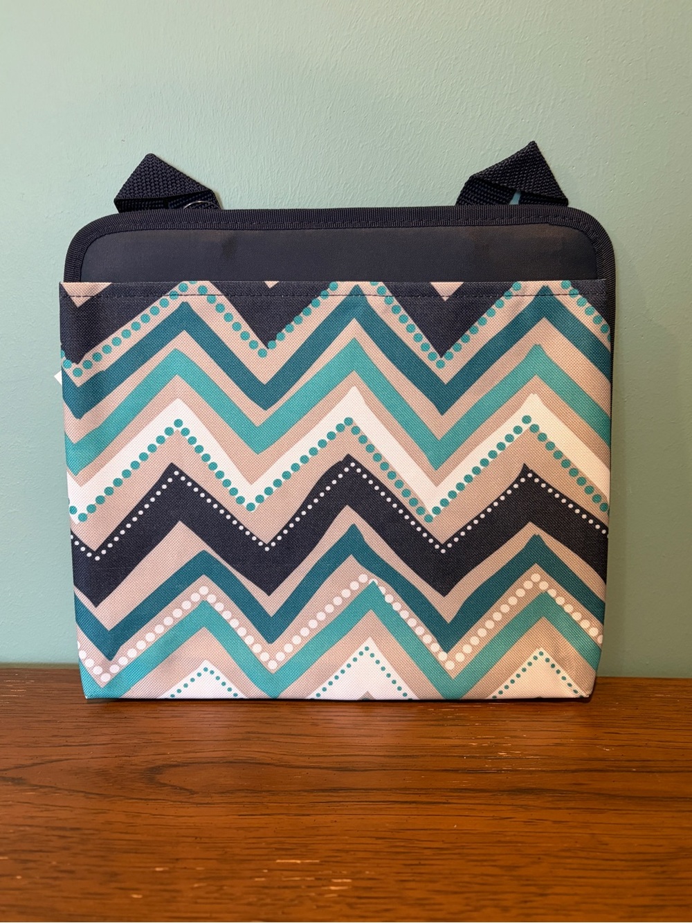🔥🆕🔥 Thirty-One Oh-Snap Pocket in Dotty Chevron - Organizing Pouch